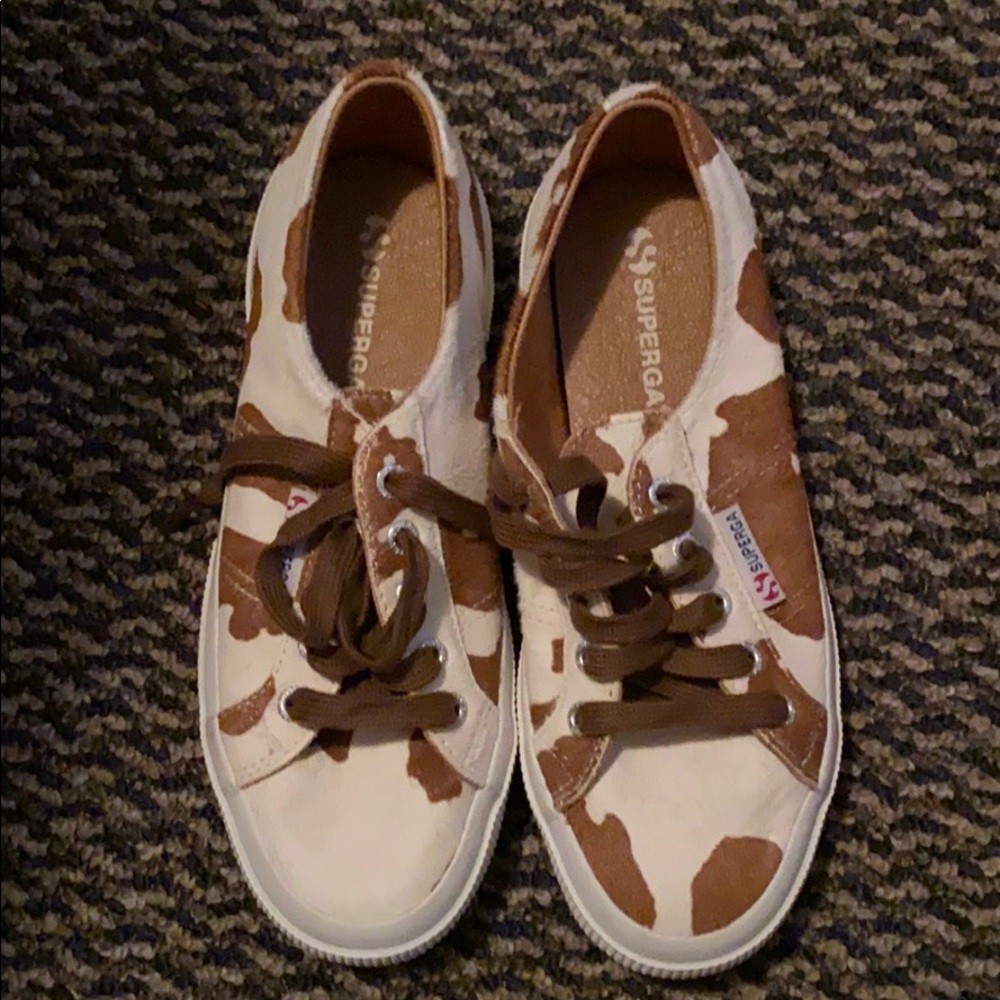 Superga - Calf Hair Cow Print 37.5 - fits US 7.5
